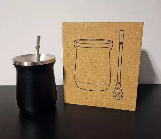 Mate de acero doble pared. Calidad