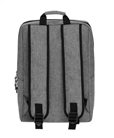 Mochila escolar urbana. Porta notebook. Jaspeada