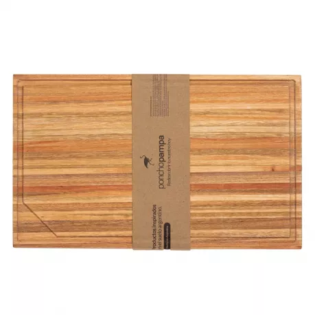 Tabla Para Asado Xl 50x30x3cm Poncho Pampa