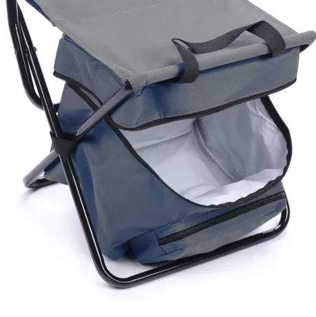Silla camping plegable con conservadora