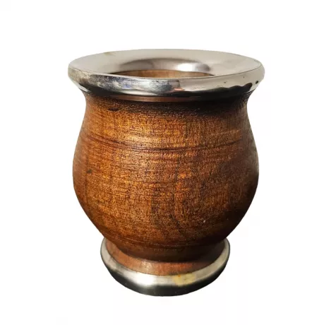 Foto de Mate algarrobo con doble virola acero. Calidad
