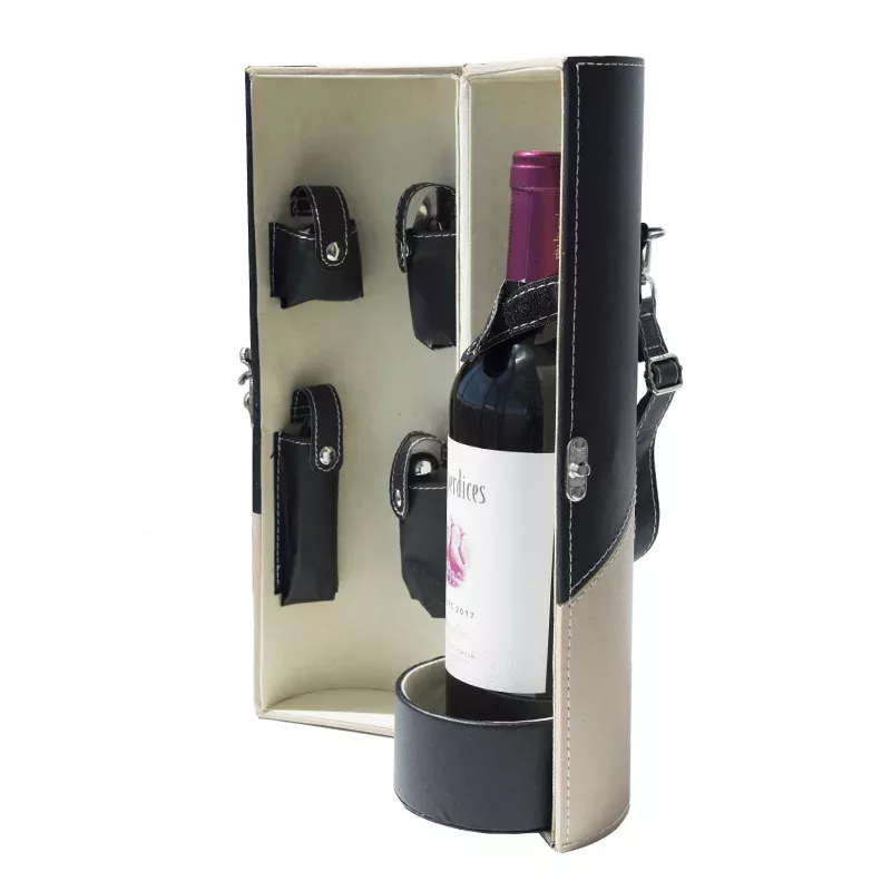 Set de vino vertical. Calidad. Estuche